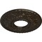 Ekena Millwork Hurley Ceiling Medallion (Fits Canopies up to 7 1/4"), 22 1/8"OD x 7 1/4"ID x 1 3/4"P, Stone Hearth CM26HUSHF - alternate 3